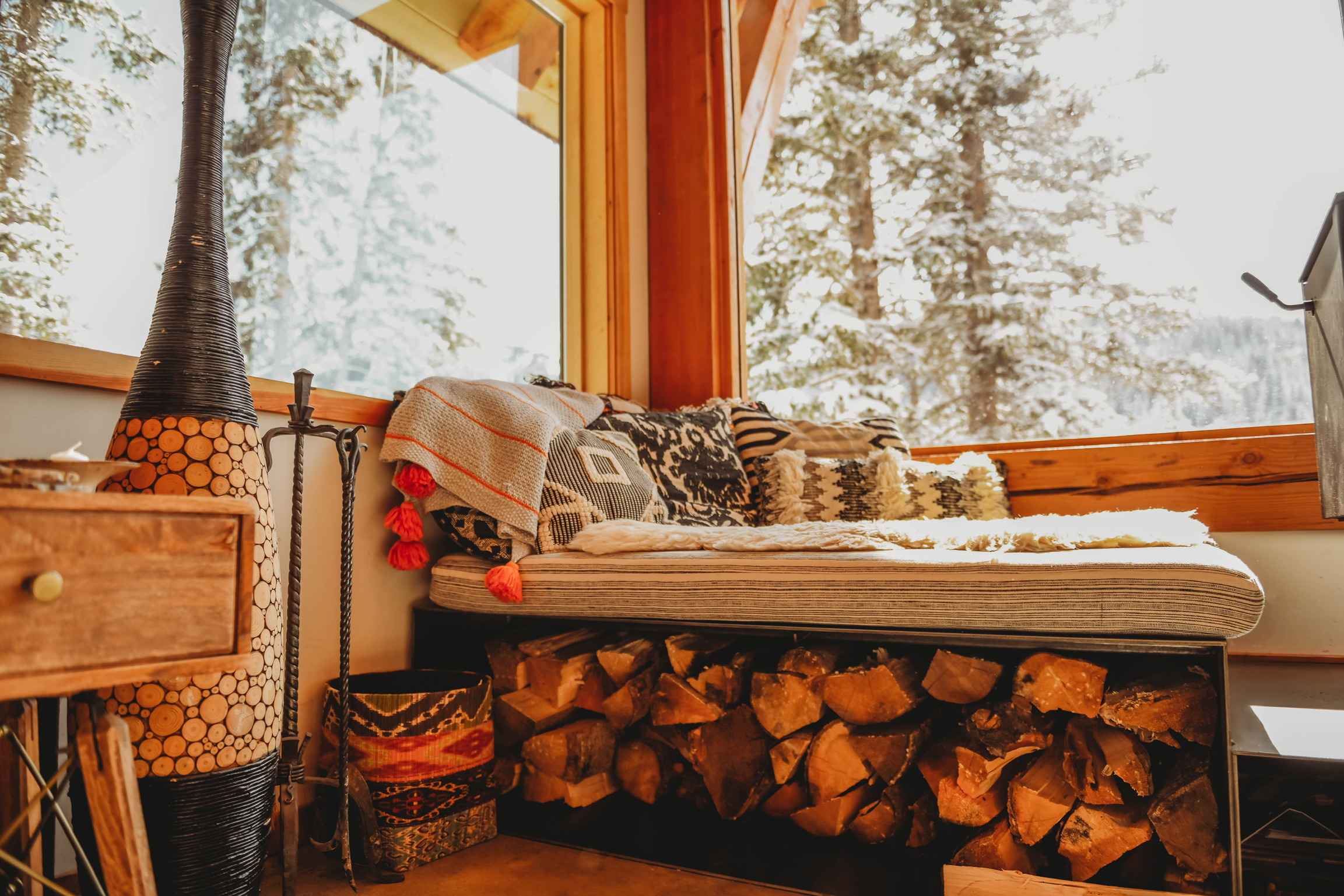 Red Mountain Alpine Lodge construction, Ouray County Colorado