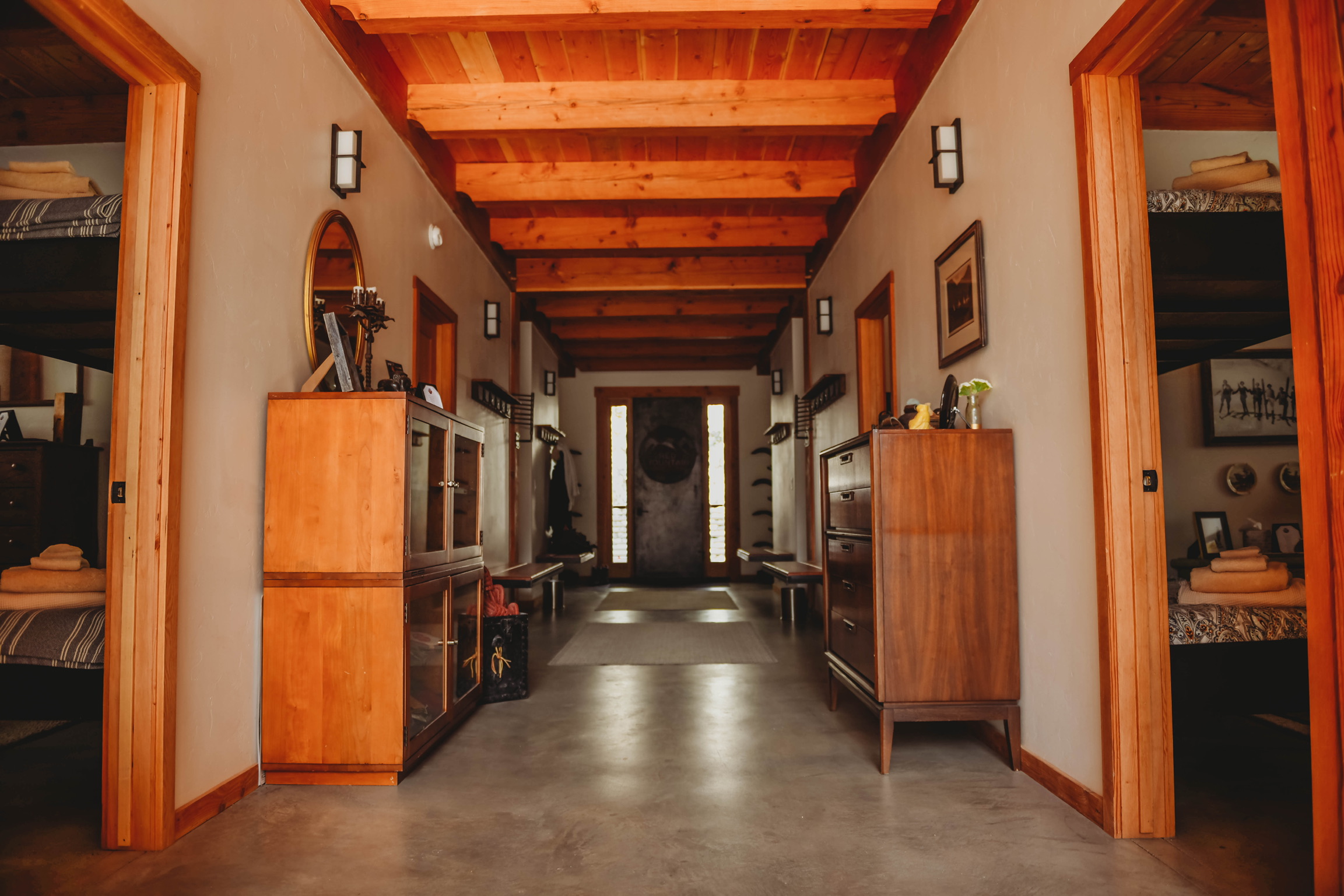Red Mountain Alpine Lodge interior, custom Colorado mountain home