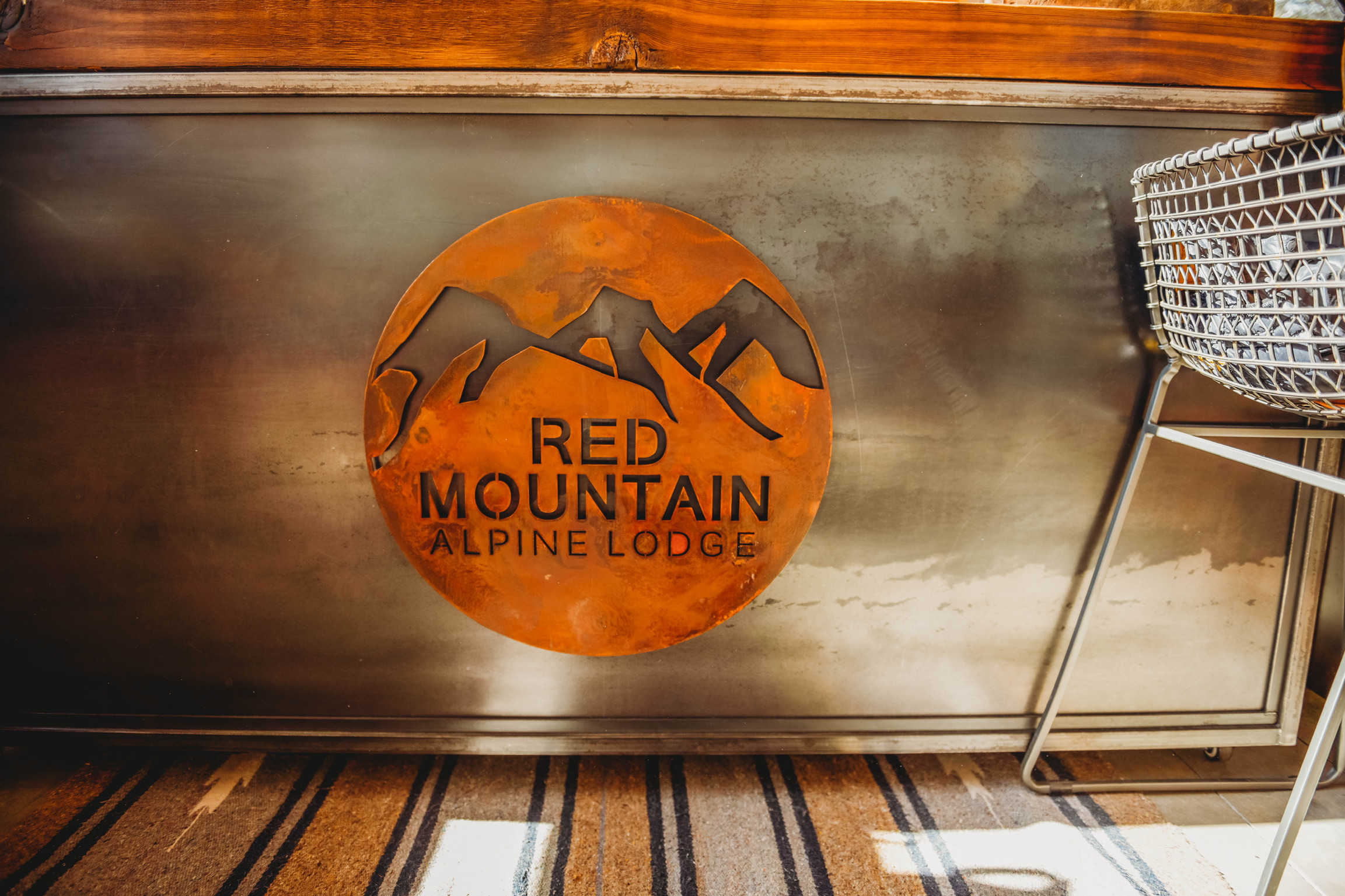 Red Mountain Alpine Lodge interior woodwork, custom Colorado mountain home