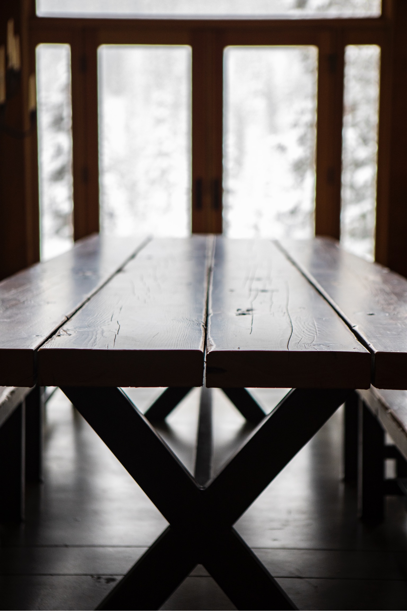 Steel fabrication detail, Red Mountain Alpine Lodge Colorado