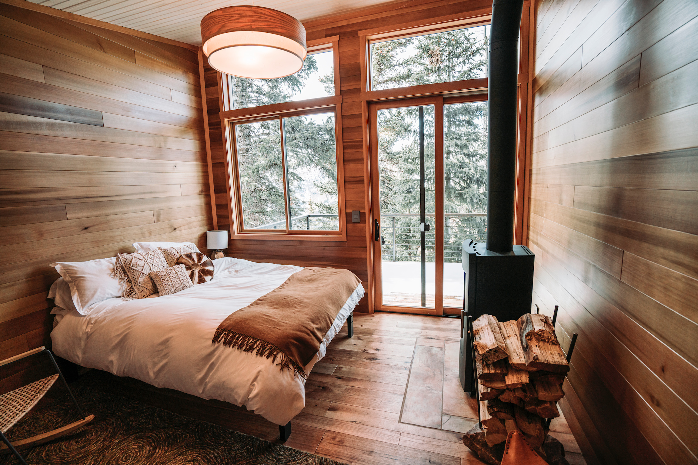 Refugio Monte Rosa construction detail, high alpine build Colorado