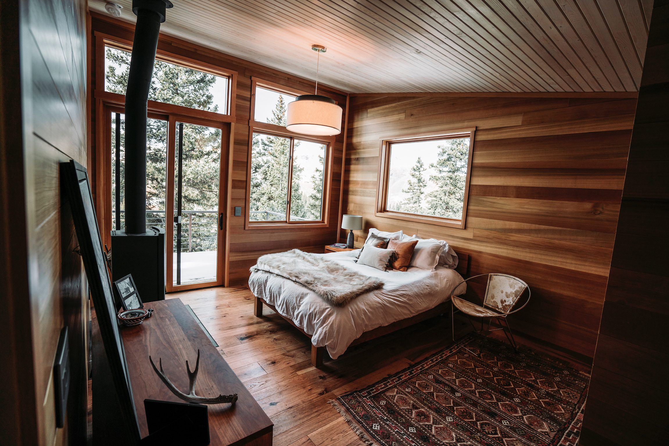 Refugio Monte Rosa interior, custom mountain home Colorado