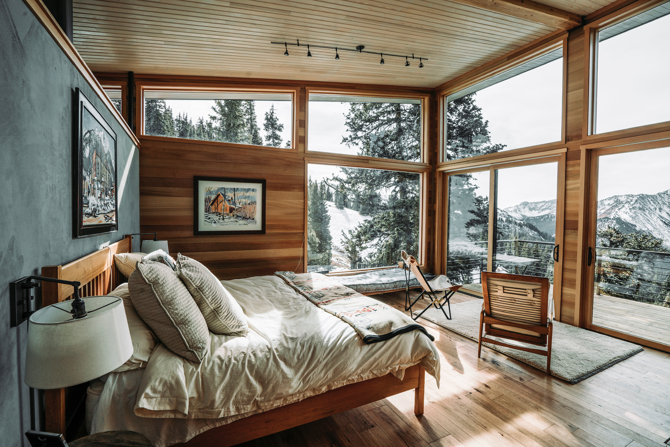 Refugio Monte Rosa interior finish, custom Colorado mountain home